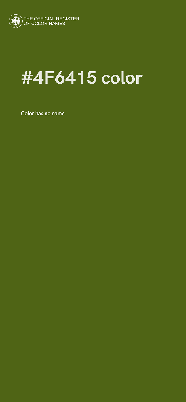#4F6415 color image