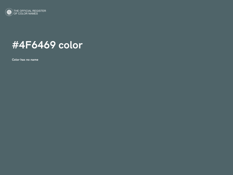 #4F6469 color image