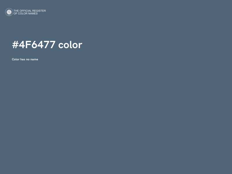#4F6477 color image