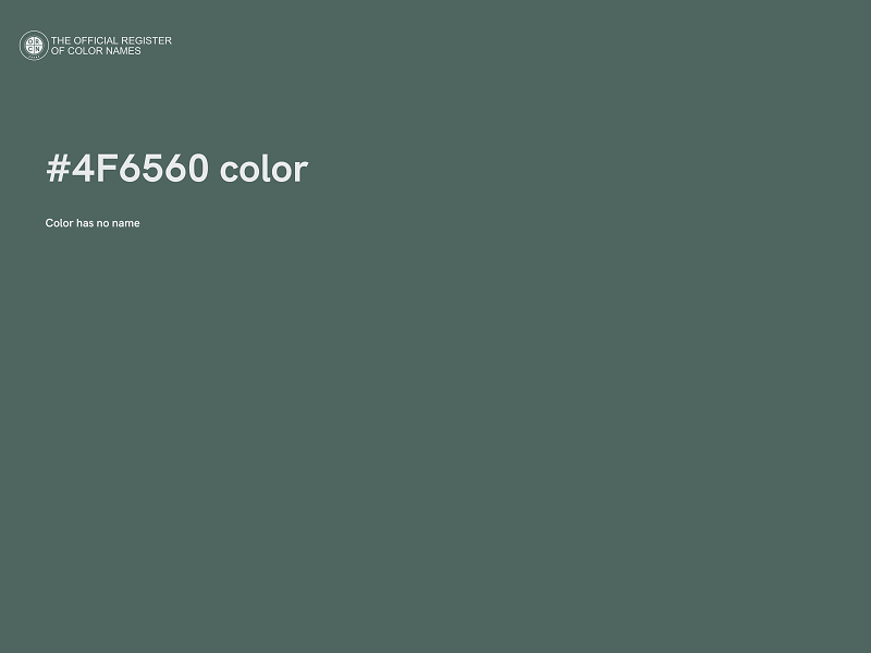 #4F6560 color image