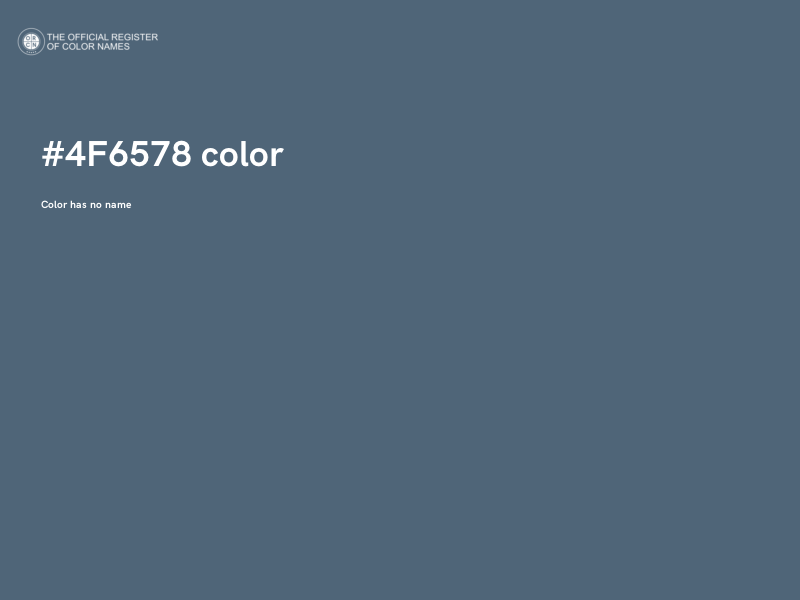 #4F6578 color image