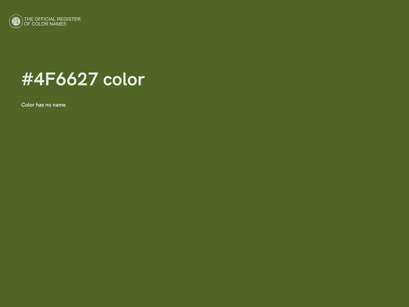 #4F6627 color image