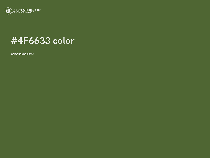 #4F6633 color image