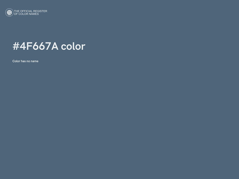 #4F667A color image