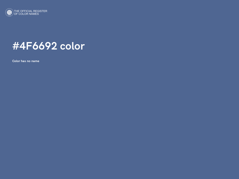 #4F6692 color image