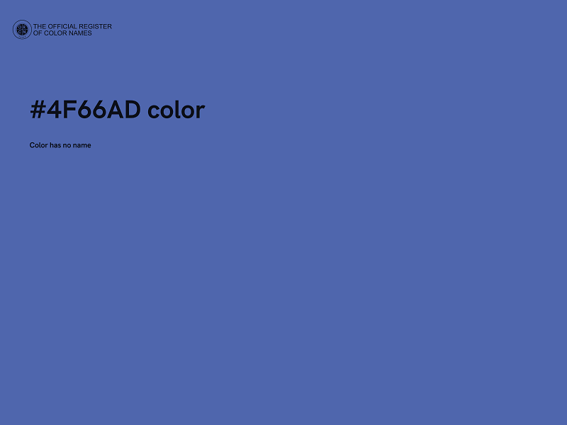 #4F66AD color image