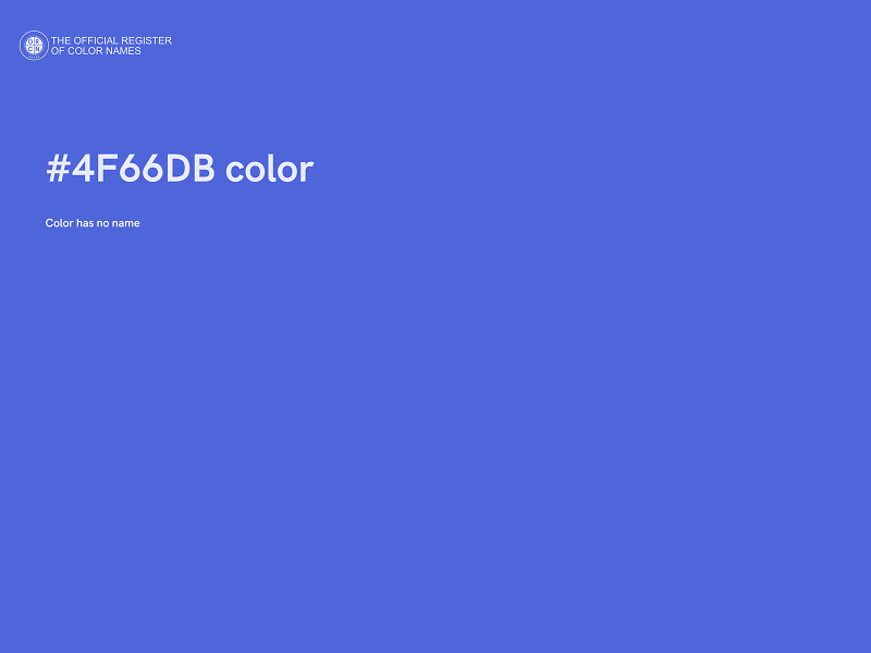 #4F66DB color image