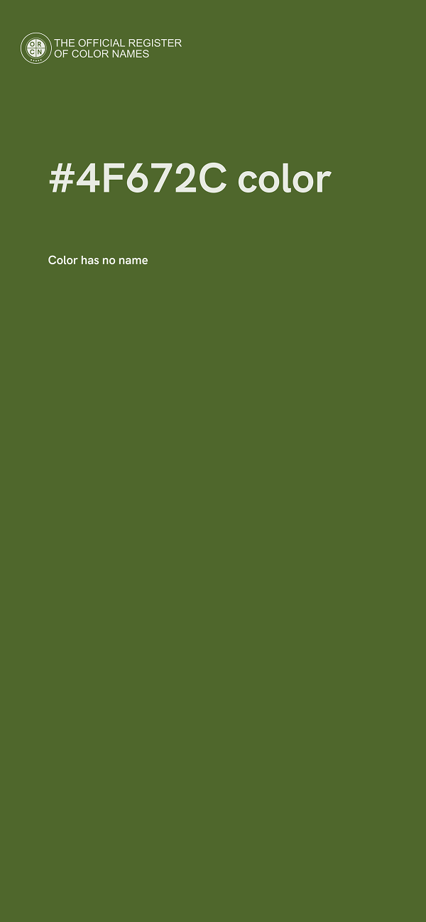 #4F672C color image
