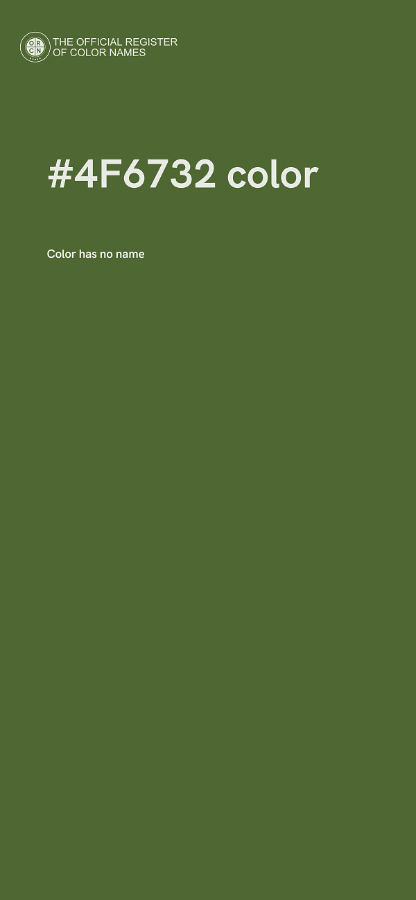 #4F6732 color image