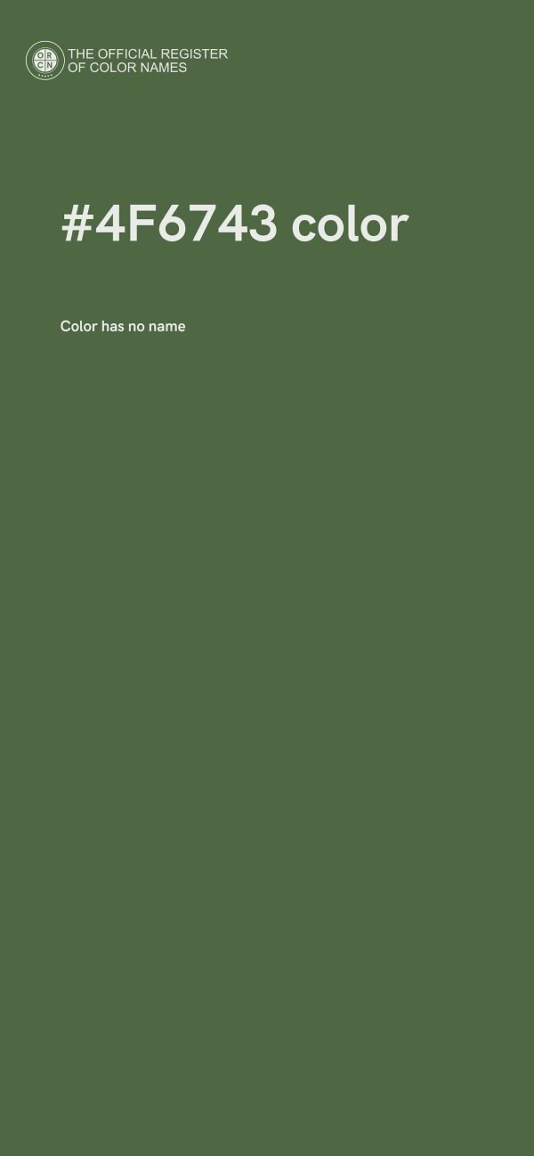 #4F6743 color image