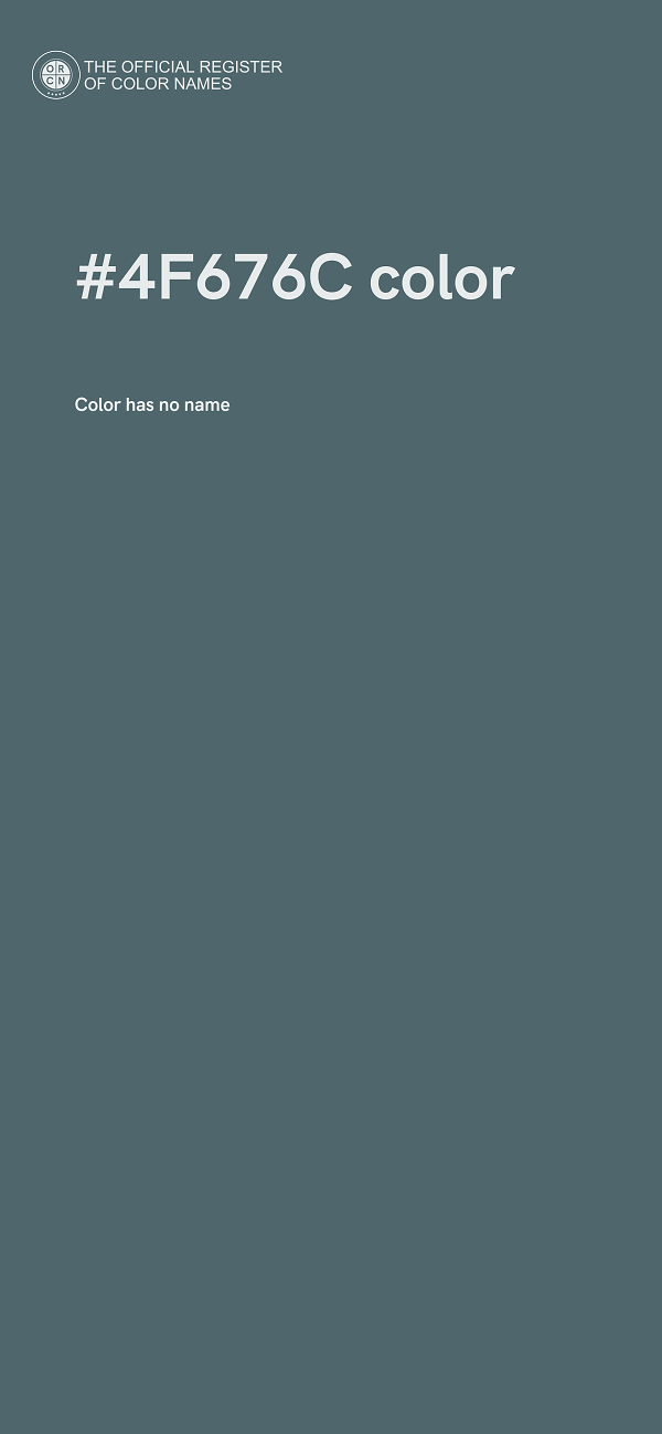 #4F676C color image