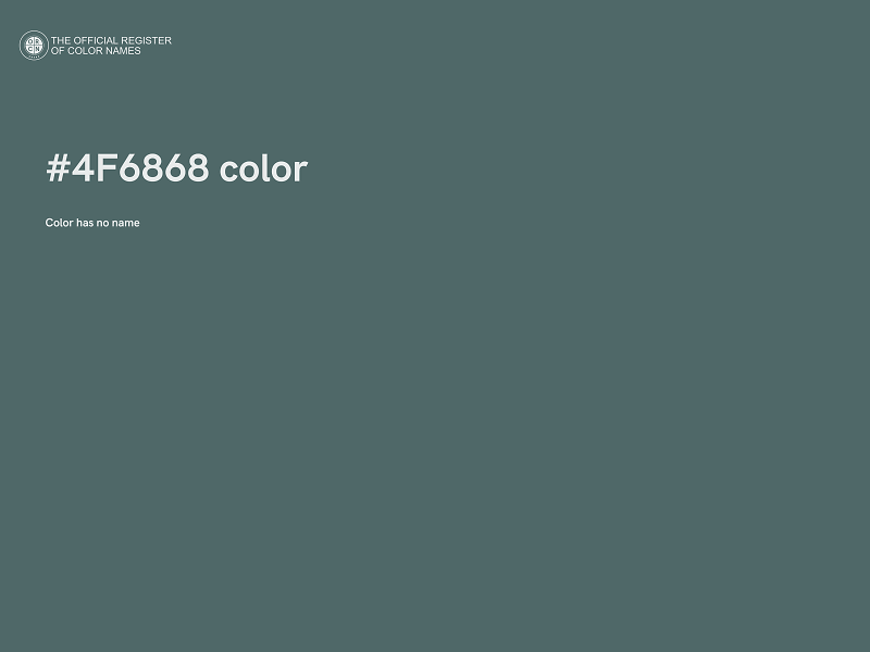 #4F6868 color image