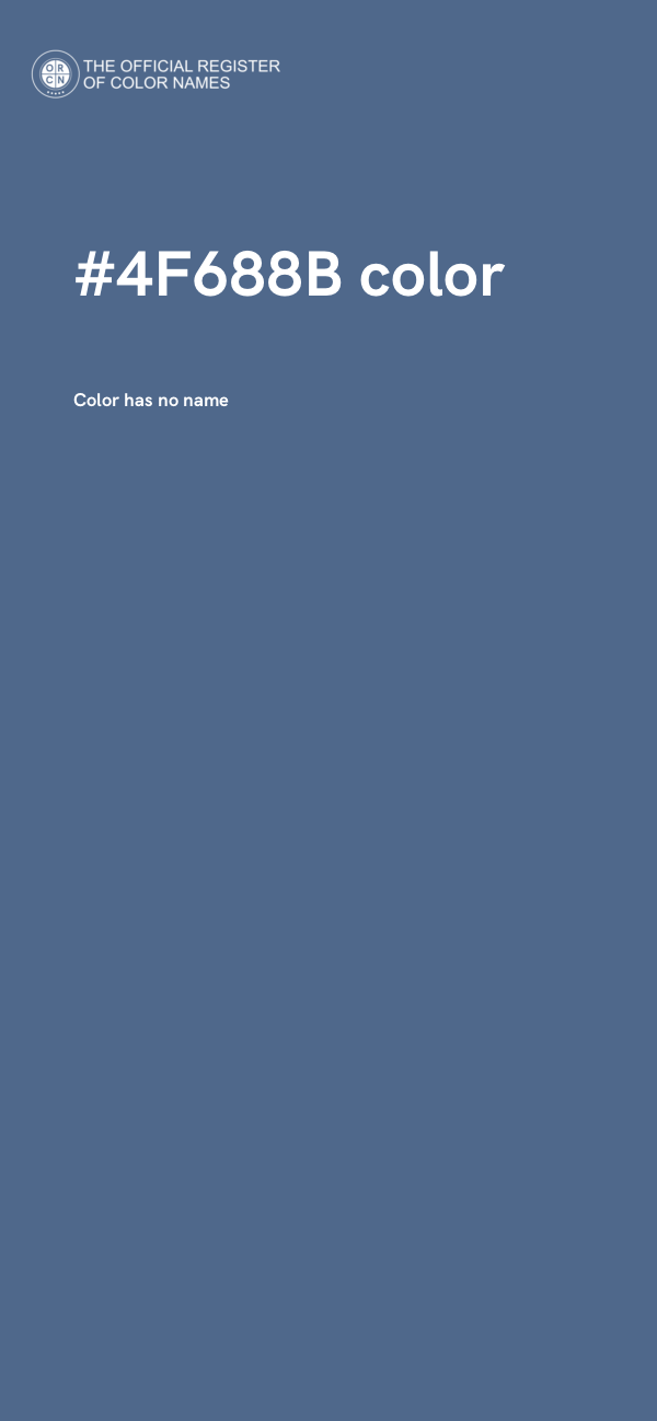 #4F688B color image
