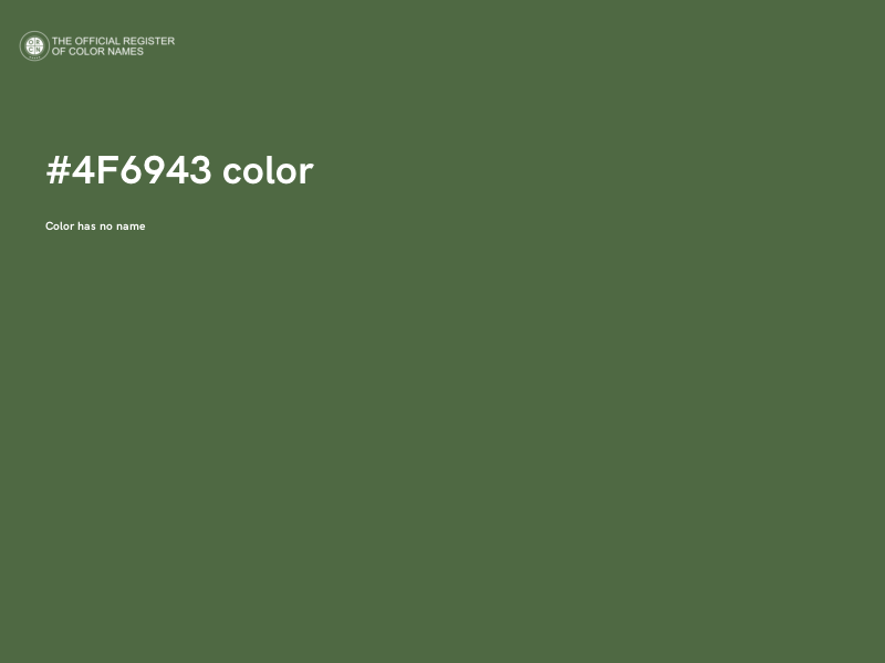 #4F6943 color image