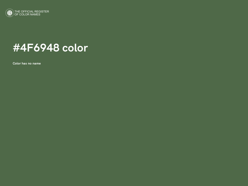 #4F6948 color image