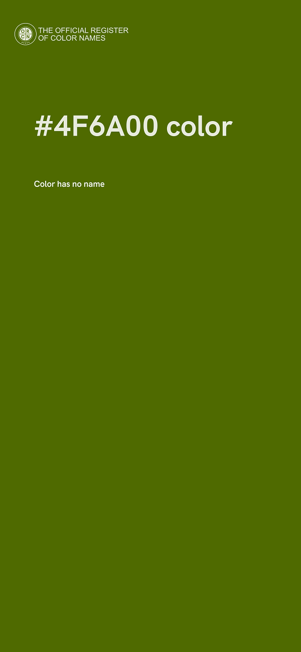#4F6A00 color image