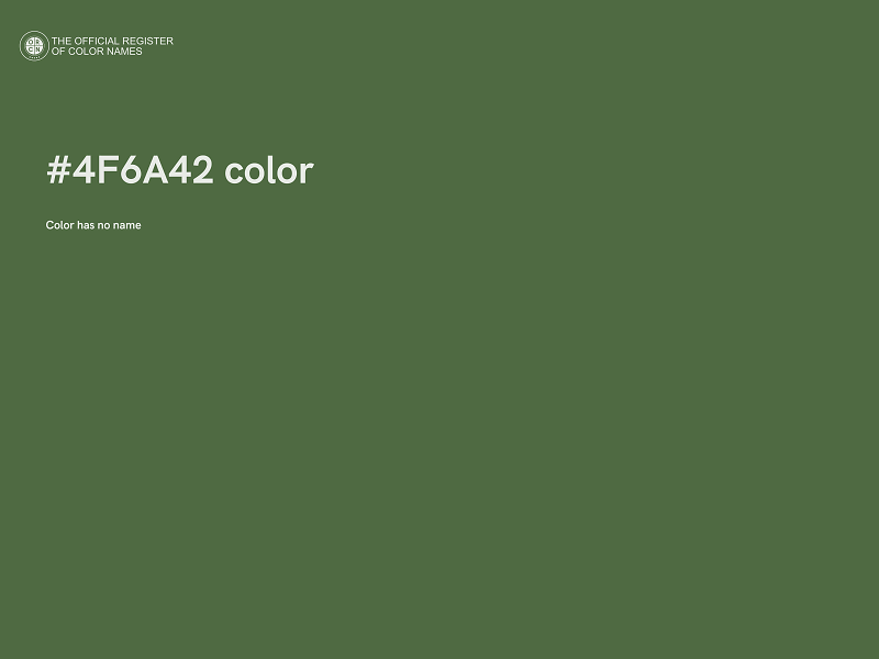 #4F6A42 color image