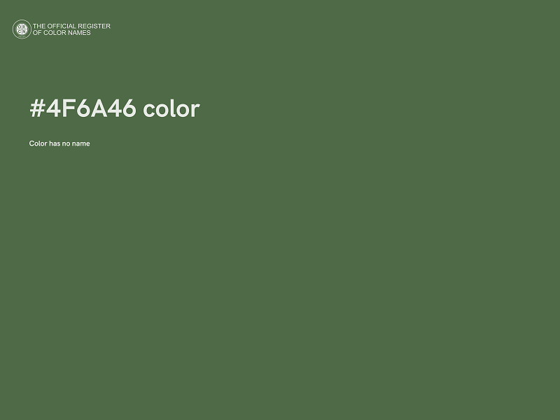 #4F6A46 color image