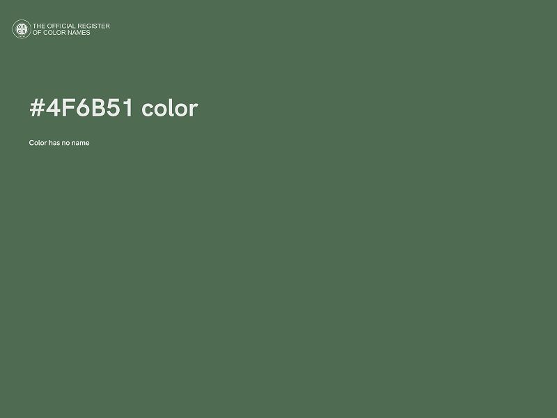 #4F6B51 color image