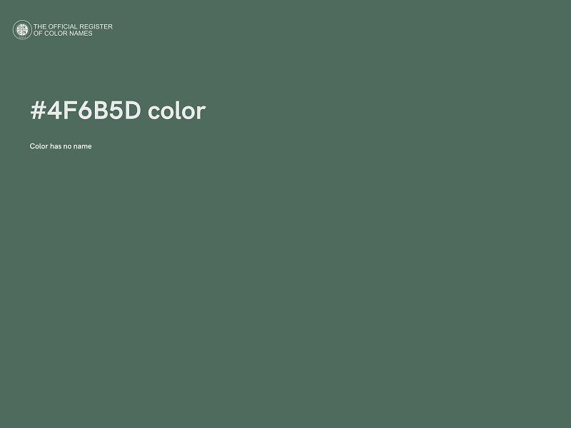 #4F6B5D color image
