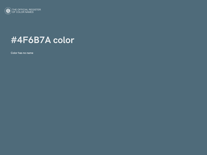 #4F6B7A color image