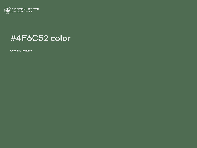 #4F6C52 color image