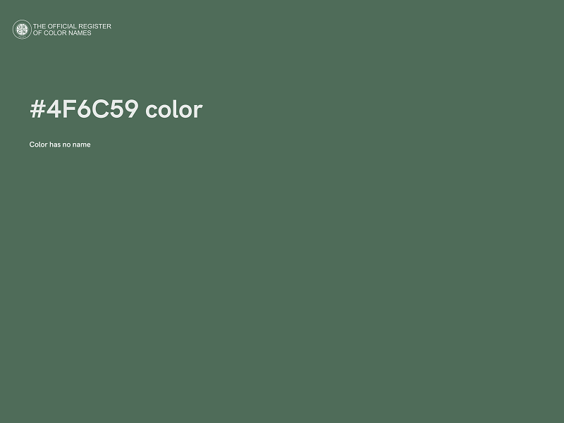 #4F6C59 color image