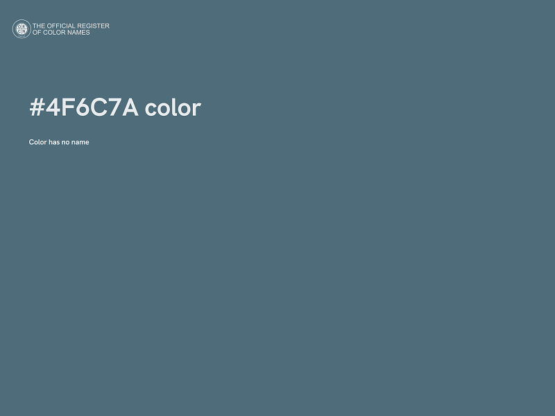 #4F6C7A color image