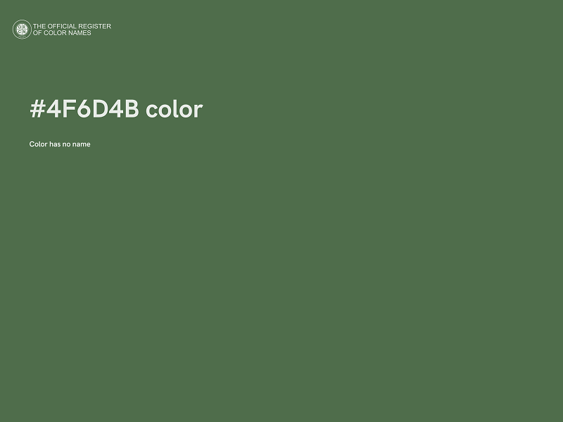 #4F6D4B color image