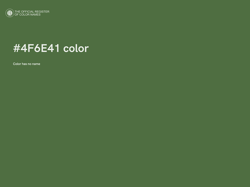 #4F6E41 color image