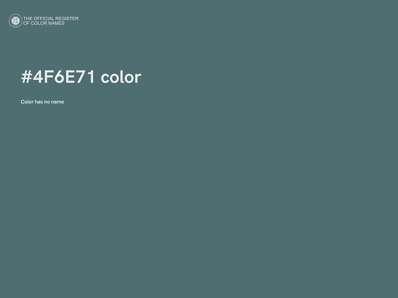 #4F6E71 color image