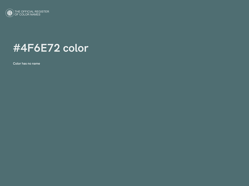 #4F6E72 color image