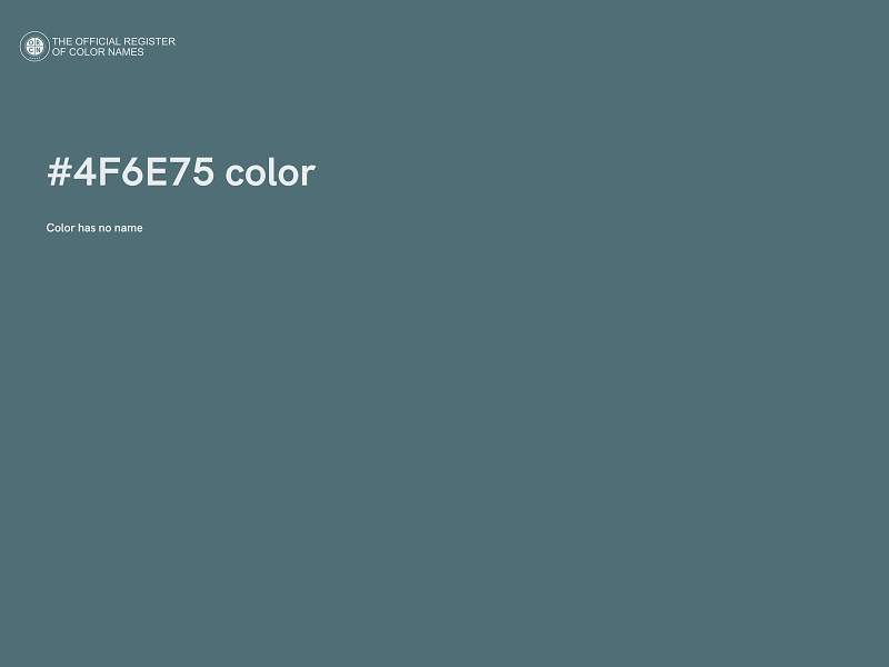 #4F6E75 color image