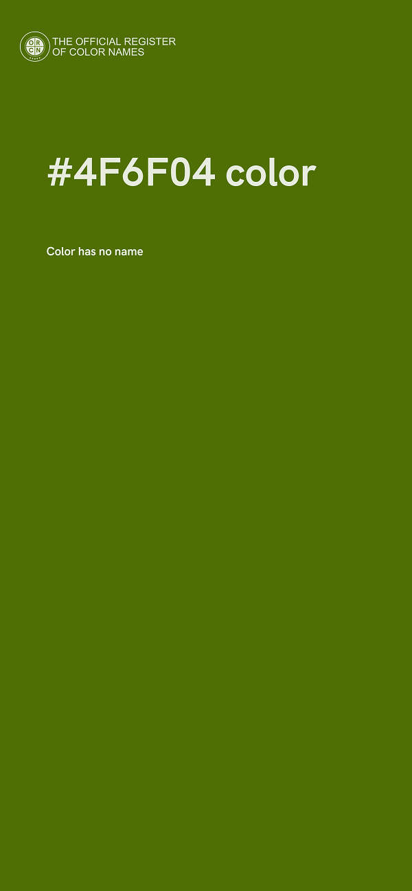 #4F6F04 color image