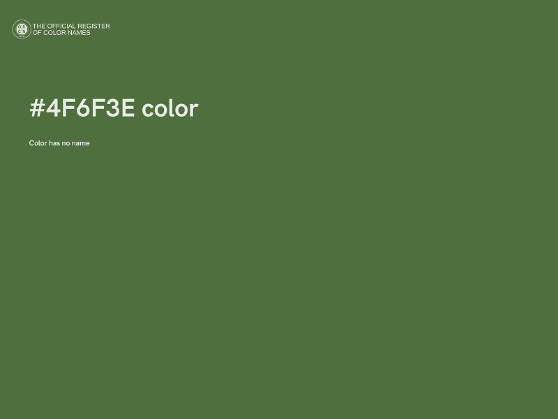 #4F6F3E color image