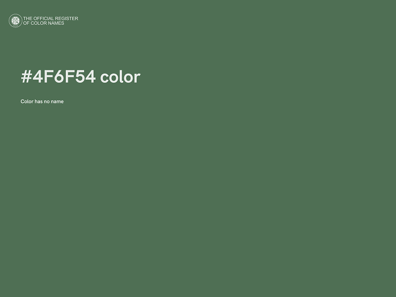 #4F6F54 color image