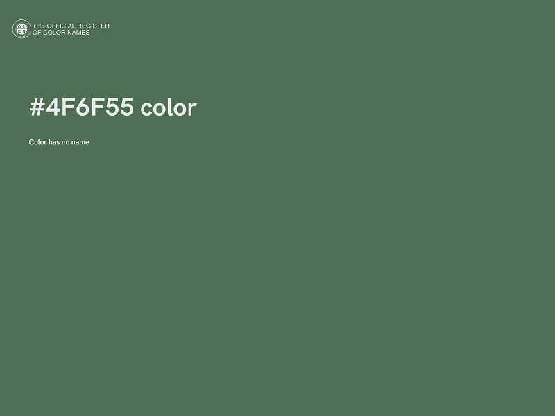 #4F6F55 color image