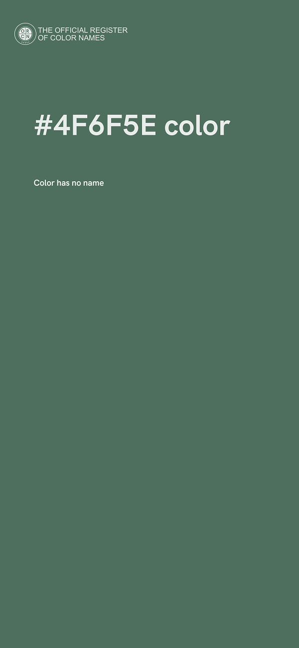 #4F6F5E color image