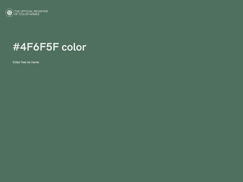 #4F6F5F color image