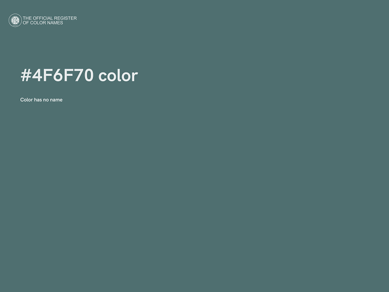 #4F6F70 color image