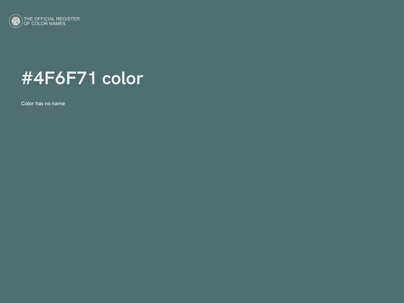 #4F6F71 color image