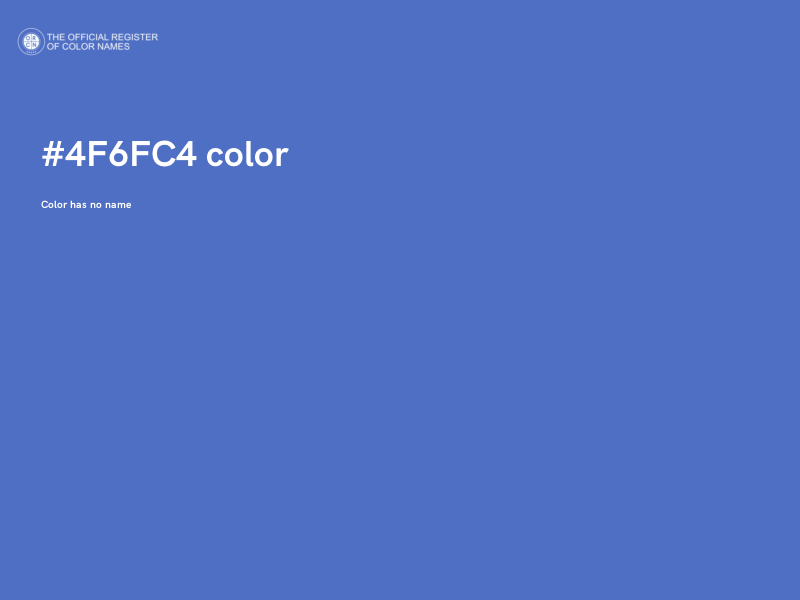 #4F6FC4 color image