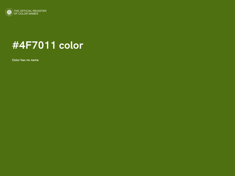 #4F7011 color image