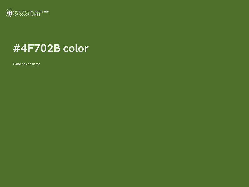 #4F702B color image