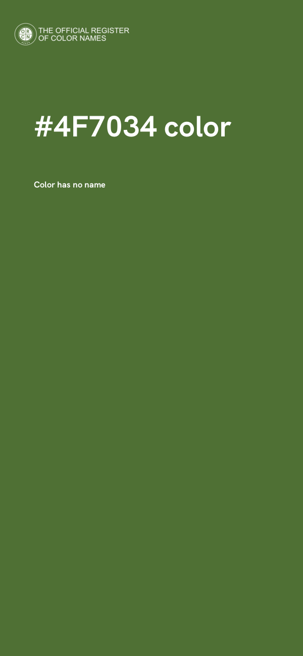 #4F7034 color image