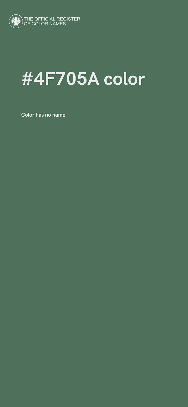 #4F705A color image