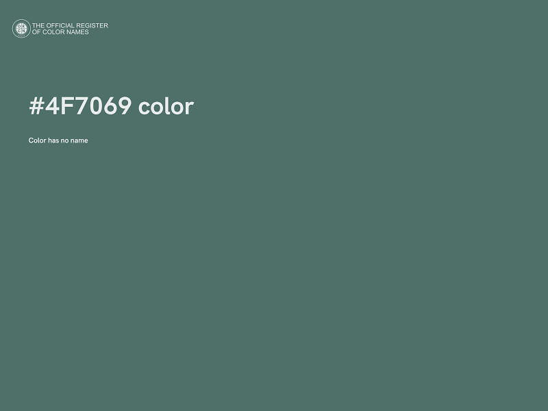 #4F7069 color image