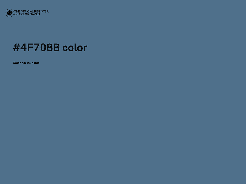 #4F708B color image