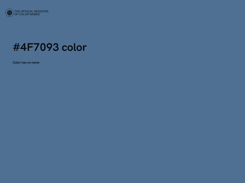 #4F7093 color image