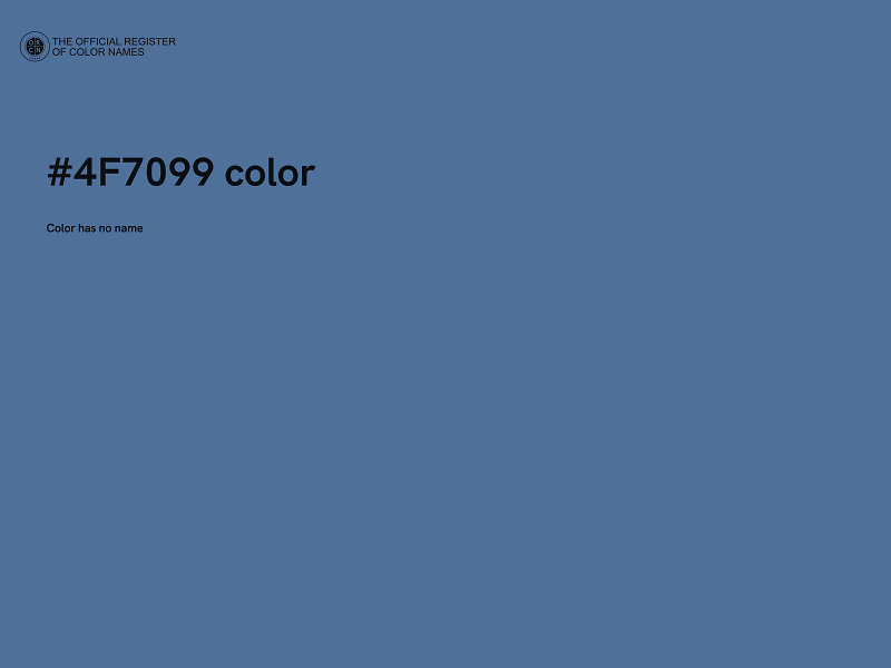 #4F7099 color image